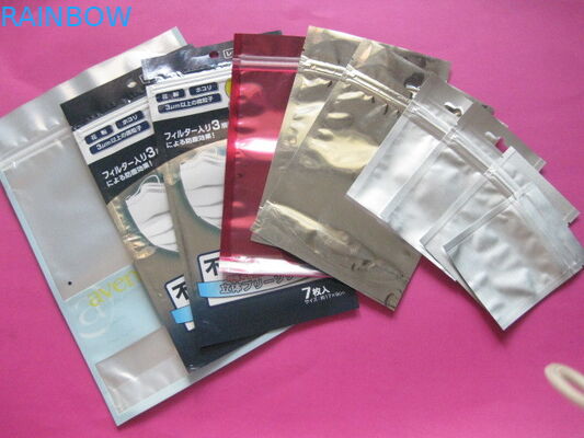 120 میکروفن سه تایی بسته بندی بسته بندی اسنک مهر و موم شده با جعبه بالا با تکه های تزئینی