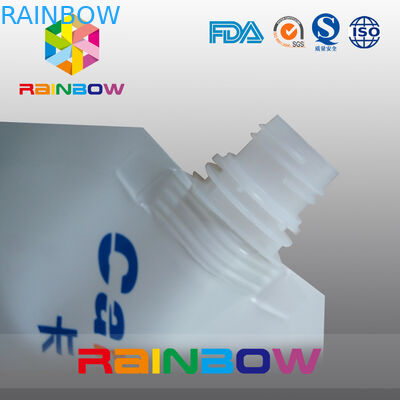 3L ضد آب شفاف یا چاپ پاکت چنگک جمع کردن کیسه بطری مایع