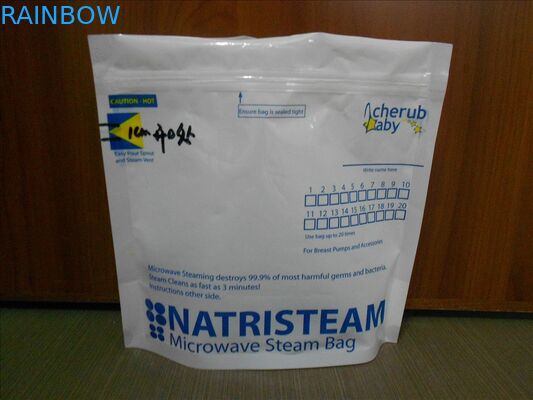 120cron PET / PE مایکروویو / Retort مواد غذایی بسته بندی کیف پاکت