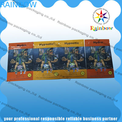 بسته بندی کیسه های پلاستیکی رنگارنگ، کیسه عطر و طعم دار گیاهی با Ziplock