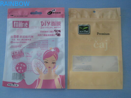 فویل آلومینیومی لوازم آرایشی و بهداشتی کیسه بسته Bpa رایگان با فشرده سازی قفل