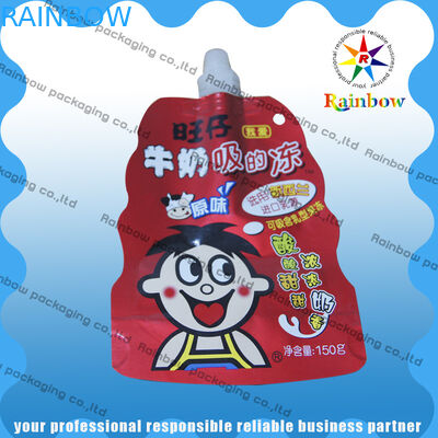 بسته بندی کیسه های بسته بندی پلاستیکی بسته بندی بیولوژیک برای شیر