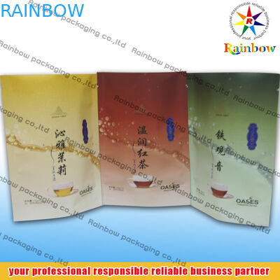 کیسه های بسته بندی چای کم چسب بسته بندی شده با لوگو برای برگ چای برگ