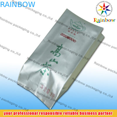 PET / AL / PE بسته بندی چای کیسه های بسته بندی با جانبی Gusset