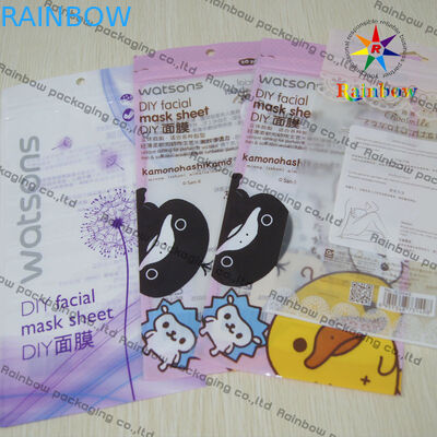 کیسه پلاستیکی لوازم آرایشی و بهداشتی پلاستیکی شیک با 1 پاک کردن جانبی و چاپ