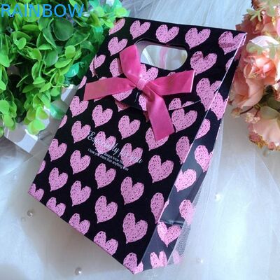 کیسه کاغذ شخصی سفارشی با دستگیره برای کریسمس