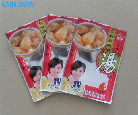 کیسه بسته بندی کیسه های آلومینیوم PET / AL / PE با Ziplock برای غذا