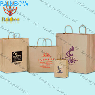 کیسه کاغذی دست ساز ساخته شده کیسه خرید لوکس لوکس چاپی ظریف