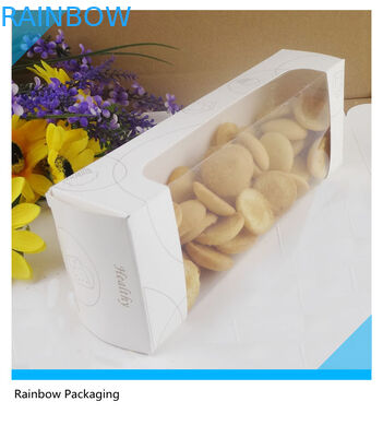 جعبه بسته بندی جعبه های نازک با پنجره شفاف بازیافت شده است