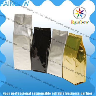 چاپ رنگارنگ مواد سفارشی ایستاده چای کیسه های بسته بندی با پایین Gusset