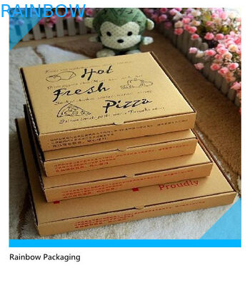 جعبه کاغذ پیتزا را بردارید و با سطح چاپ چاپ کنید