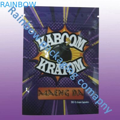 ضد آب سفارشی کیسه های کیسه های پلاستیکی 100 میکرون برای عود کننده گیاهی