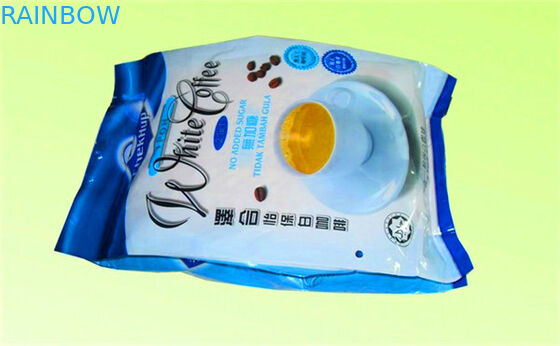 کیسه های فنجان جانبی Gusset 100 میکرون برای بسته بندی قهوه سفید