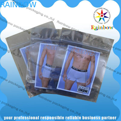 PET / PET / PE لمینیت پوشش Anti-Static کیسه آلومینیوم شفاف با Ziplock