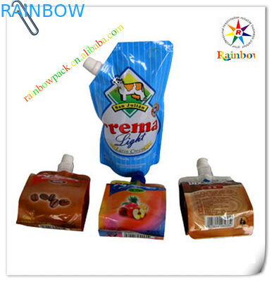 فویل آلومینیوم پایه کیسه PET / NY / PE درجه مواد غذایی با چاپ رنگی