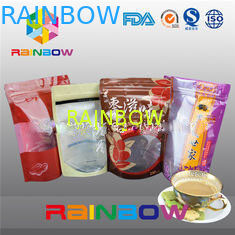 کیسه کرافت بسته بندی کیسه های اسنک برای گوشت گاو جرقه با زیپ، کیسه فویل مواد غذایی درجه