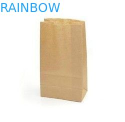 لوگو براون کیسه های کاغذی سفارشی چاپ شده، کیسه ایستاده را بیرون بکشید