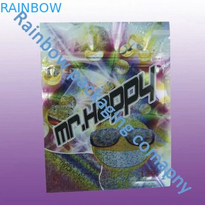 Ziplock بسته بندی لوازم آرایشی و بهداشتی گیاهی، سفارشی رنگارنگ چاپ کیسه های پلی اتیلن پلاستیکی