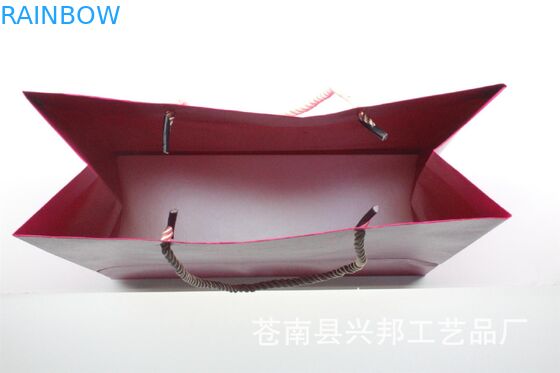 کیف کاغذی سفارشی رنگ سفارشی کاغذ کرافت با لوگو چاپ