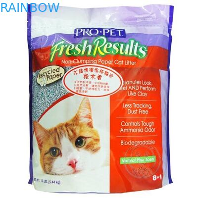 زیپ کیسه غذای حیوانات خانگی، 5.44 KG Doggie Stand up بسته بندی مواد غذایی پلاستیکی