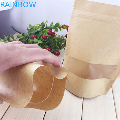 کیسه های کاغذی سفارشی، کیسه های کاغذی قهوه ای زیپ