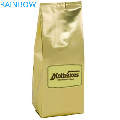 Golden Mylar Ziplock کیسه های پلاستیکی بسته بندی Recyclable زیپ بالا