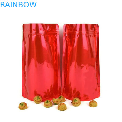 Golden Mylar Ziplock کیسه های پلاستیکی بسته بندی Recyclable زیپ بالا