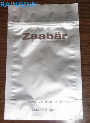 کیسه های فویل بسته بندی شکلات کوچک، کیسه فویل آلومینیوم سه تایی با مهر و موم