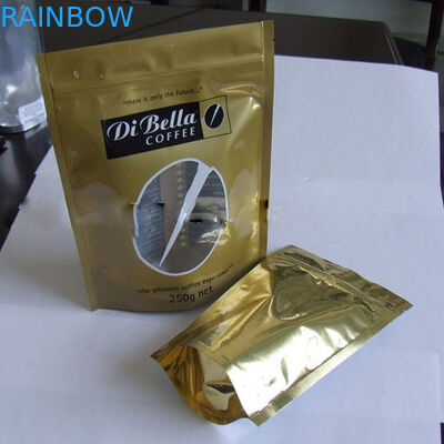 کاسه / چای مقاوم در برابر رطوبت کیسه کیسه پلاستیکی پنجره طلایی بیضی