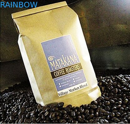 کیسه های کاغذی سفارشی سفارشی Gold Gusset Side Kraft، Tin Tie Coffee Bean Packaging