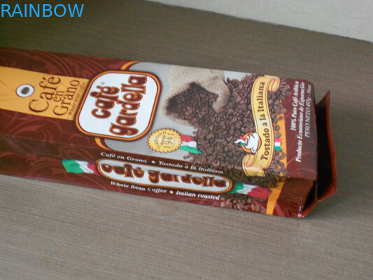 کیسه آلومینیوم قهوه بسته بندی کیسه های کاغذ فوم قهوه ای مات پایان