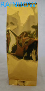 بسته بندی کیسه های فویل قهوه فویل Gloden مهر و موم با مقدار دیگاز