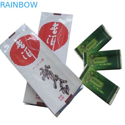 کیسه براق سفید براق کیسه های کاغذی رنگی برای کیسه چای