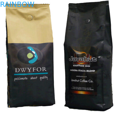 مات Finish Square پایین آلومینیوم کیسه های فویل با شیر / زیپ