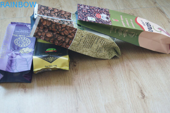 کیسه Gusset لایه مات Finish کیسه های چای بسته بندی چاپ رنگی با شیر