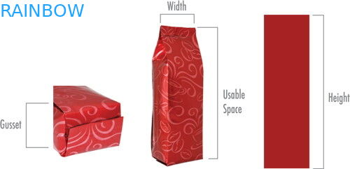 کیسه های چای کمربند بسته بندی شده بسته بندی شده Ziplock Colorful Matte Finish چاپ شده