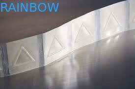 Recyclable Clear Triangle زنگ های عینک آستین Warning Tactile For Blindman / Stickers