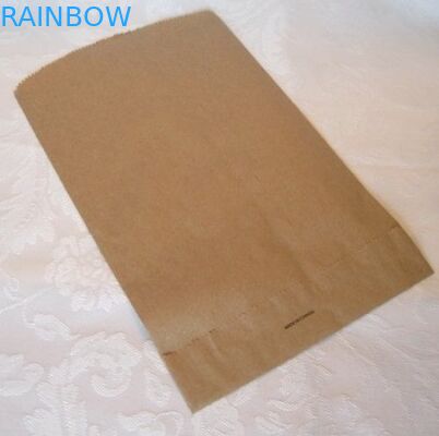 Plain Brown Kraft سفارشی کیسه های کاغذی برای بسته بندی مواد غذایی