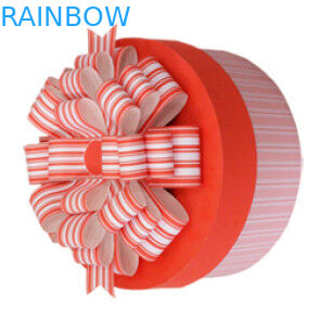 سیلندر کاغذی - شکل جعبه هدیه بسته بندی صورتی برای کیک تولد