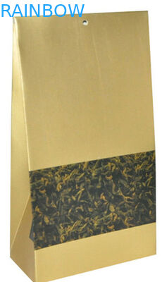 کیسه کاغذ کلاسیک کلاسیک سفارشی برای کیسه های چای، پایین تخت