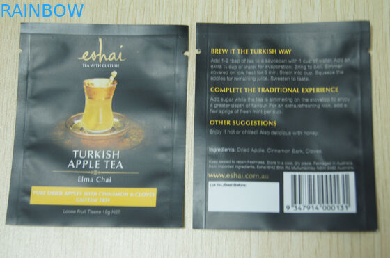 10 گرم کیسه های چای کیسه ای کوچک / کیسه چای Instant Matt Cut در سیاه