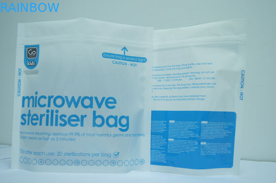 کیسه های نگهداری مواد غذایی آبی واحدی ایستاده / کیف کیسه های آب بندی خلاء مایکروویو برای غذا