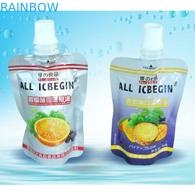 کیسه هوای پلاستیکی سفارشی برای بسته بندی آب میوه / کیسه های مایع با فاضلاب