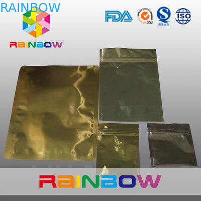 مواد درجه مواد غذایی طلا میانی فویل بسته بندی کیسه های سازگار با محیط زیست