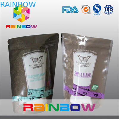 کیسه های فویل مناسب با زیپ برای بسته بندی شکر / مواد غذایی