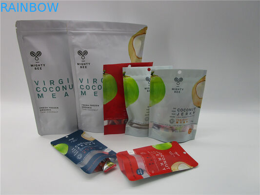 بسته بندی کیسه های فویل سطحی سفارشی برای گردو / اسنک / کراکر / کوکی