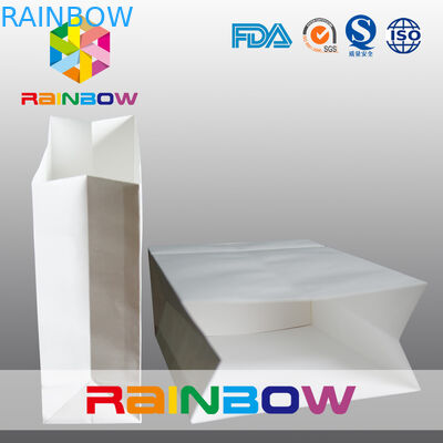 کیسه کاغذی سفارشی مربع بازیافت / کیسه کاغذی چاپ شده