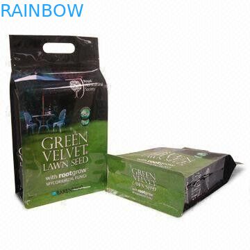 کیسه مواد غذایی خوراک پت غیر سمی با پایین تخت و دسته