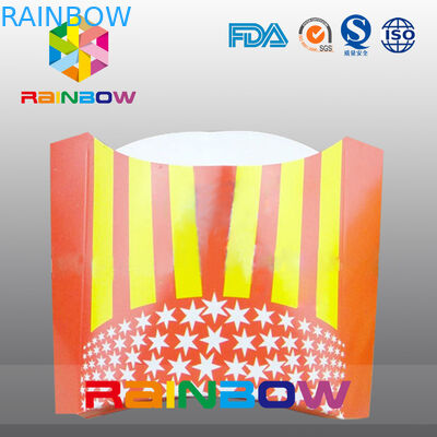 جعبه کاغذ یکبار مصرف زیست تخریب پذیر جعبه کاغذ فرنی Fry