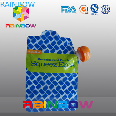 مواد لایه لایه ای بازیافت مواد مخدر مایع با زیپ برای غذای کودک